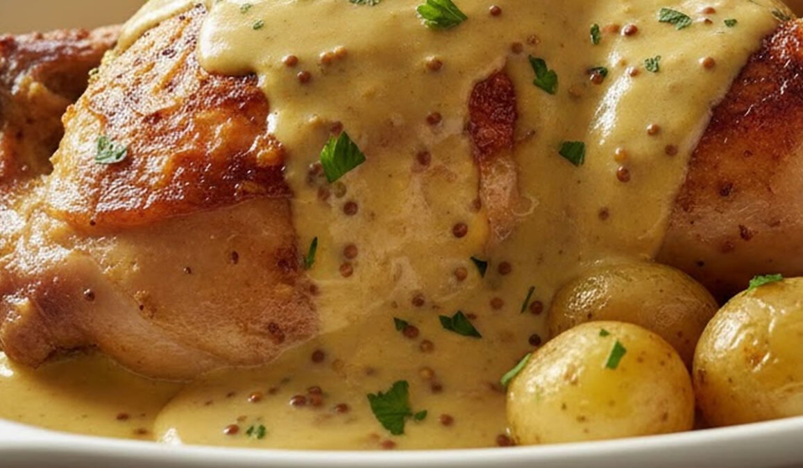 Frango ao molho de mostarda