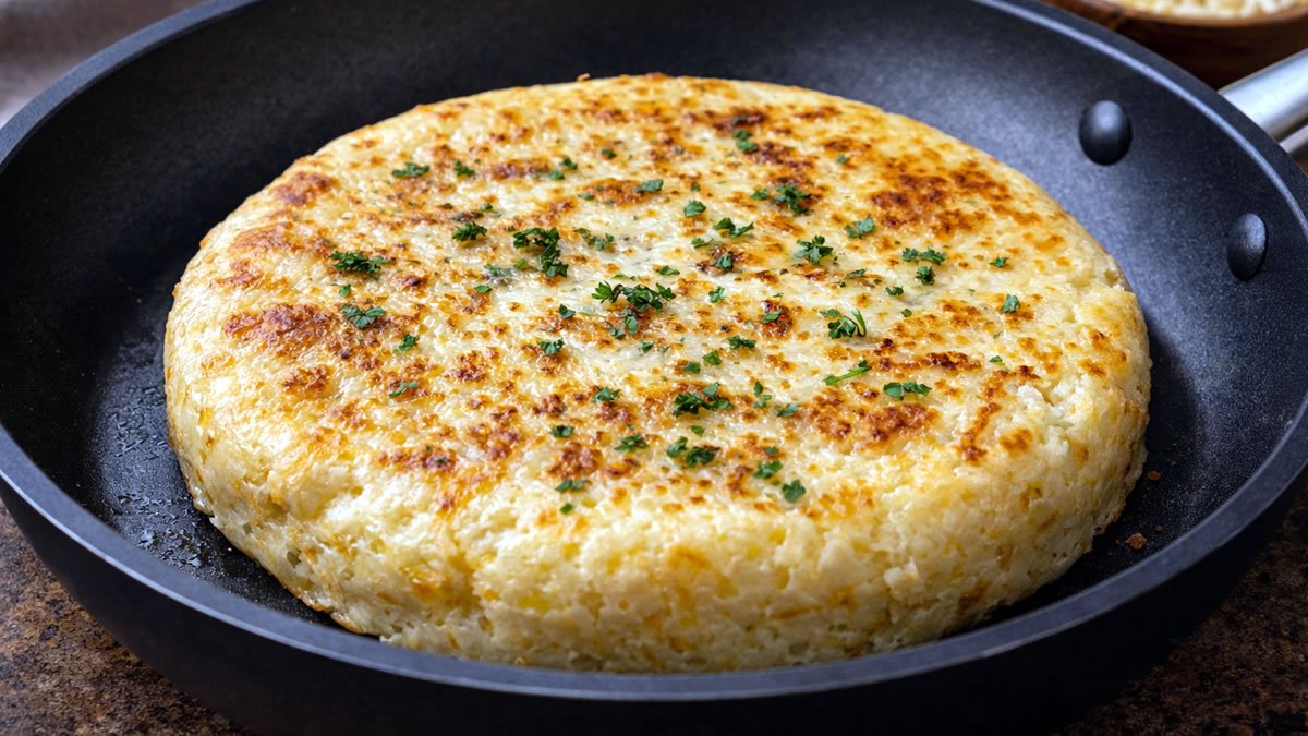 Pão de queijo de frigideira