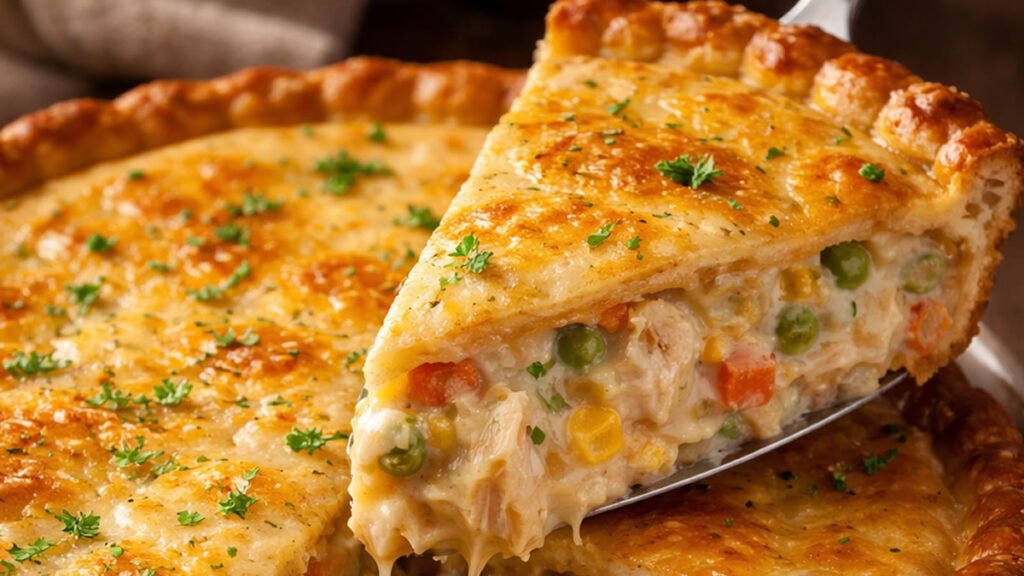 Torta cremosa de frango