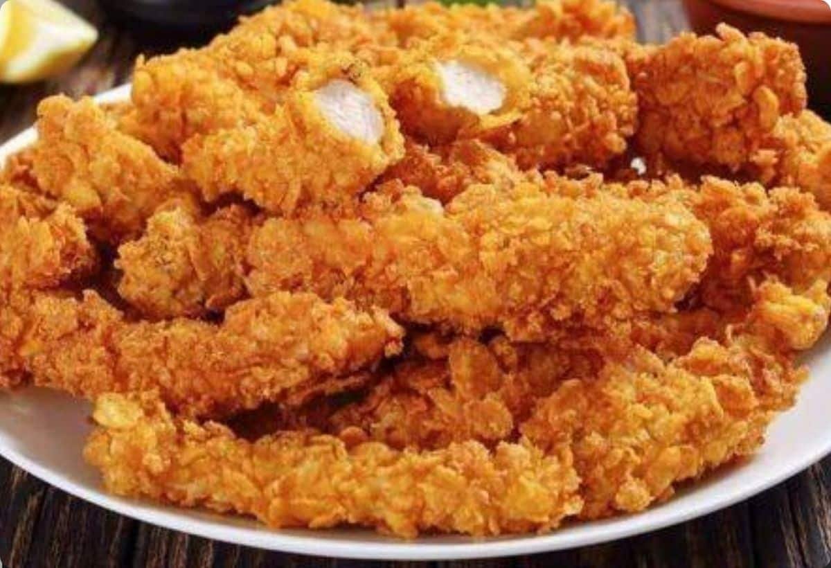 Tirinhas de frango
