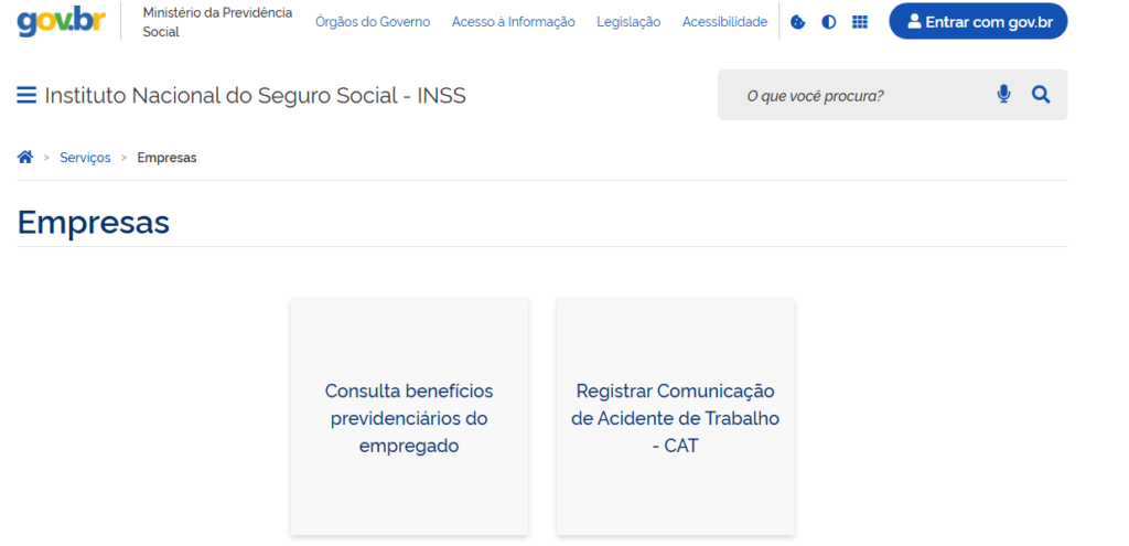 INSS Empresa