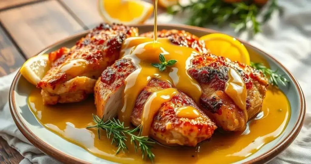 Frango com mostarda