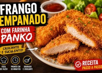 Frango empanado crocante