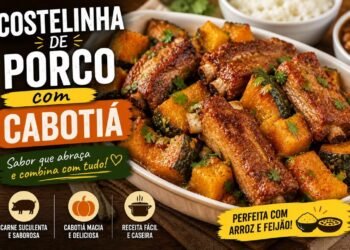 Costelinha de porco com cabotiá