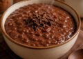 mingau de chocolate