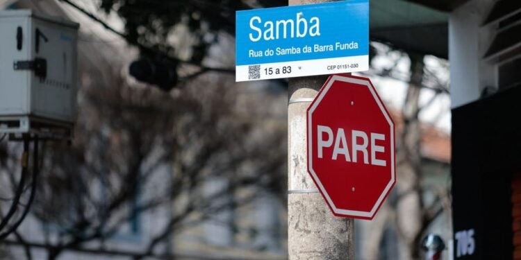 Rua do Samba recebe placa oficial em São Paulo. Foto: Paulo Pinto/Agência Brasil