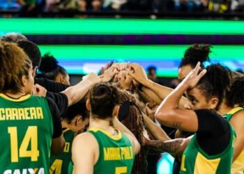 Brasil mira semifinais do classificatório ao Pré-Olímpico de basquete.