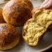 Pãezinhos de batata-doce quentinhos