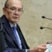 Ministro Gilmar Mendes durante sessão do STF.