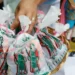 Caroline Pinho de Araújo celebra o Dia de Cosme e Damião na Paróquia de São Cosme e São Damião, no Andaraí.