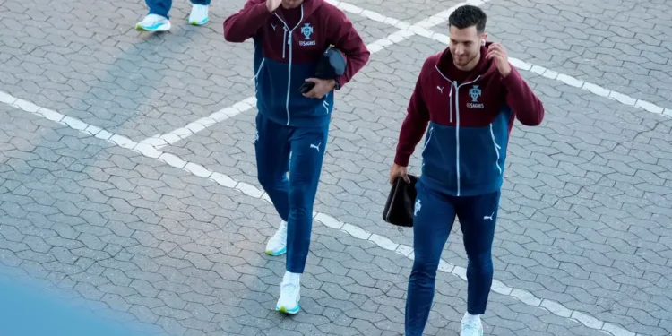Cristiano Ronaldo em partida pela seleção