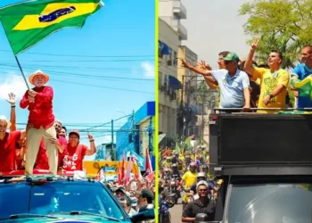 Lula durante ato de campanha em Natal