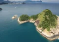 Imagem da Reserva Marinha Urupirá com foco na preservação