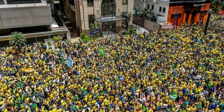 Ato em apoio à candidatura de Flávio Bolsonaro à Presidência da República