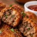 Bolinhos de carne moída crocantes